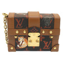 LOUIS VUITTON Monogram Catgram Essential Trunk Pouch M63892 LV Auth 29169SM-13