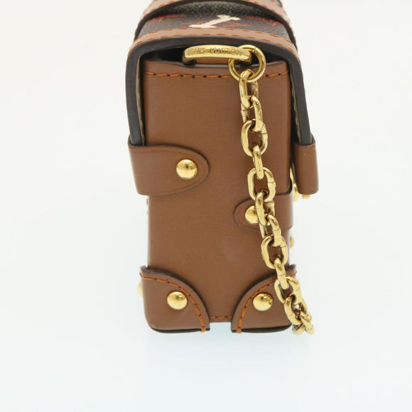 LOUIS VUITTON Monogram Catgram Essential Trunk Pouch M63892 LV Auth 29169SM