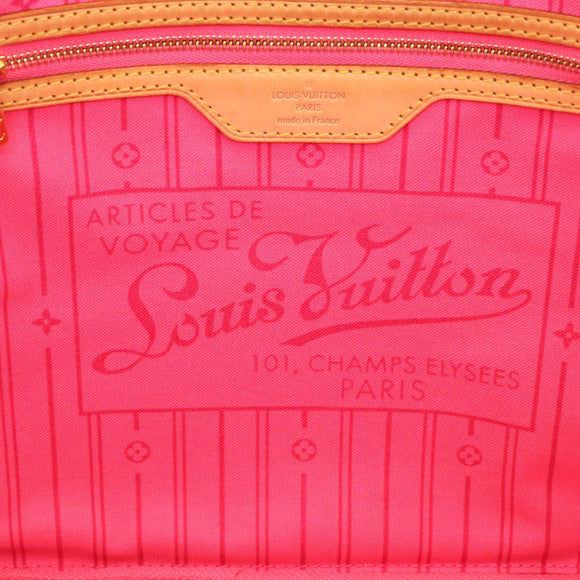 LOUIS VUITTON Monogram Rose Neverfull MM Tote Bag M48613 LV Auth 29172SAV