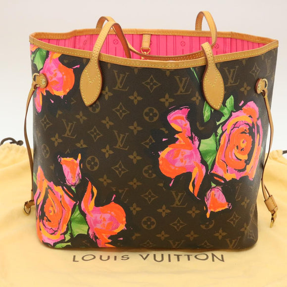 LOUIS VUITTON Monogram Rose Neverfull MM Tote Bag M48613 LV Auth 29172SAV