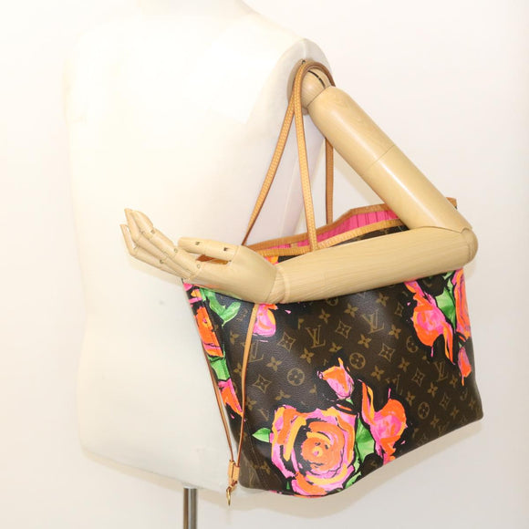 LOUIS VUITTON Monogram Rose Neverfull MM Tote Bag M48613 LV Auth 29172SAV
