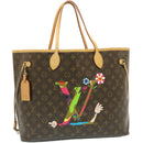 LOUIS VUITTON Monogram Neverfull GM Tote Bag Takashi Murakami M95560 Auth 29177S-1