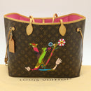 LOUIS VUITTON Monogram Neverfull GM Tote Bag Takashi Murakami M95560 Auth 29177S-12