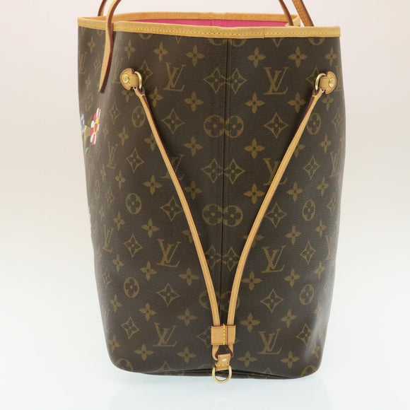 LOUIS VUITTON Monogram Neverfull GM Tote Bag Takashi Murakami M95560 Auth 29177S