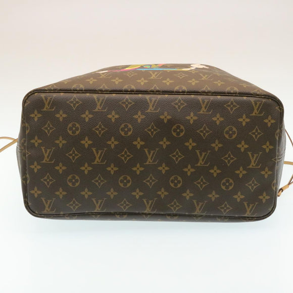 LOUIS VUITTON Monogram Neverfull GM Tote Bag Takashi Murakami M95560 Auth 29177S