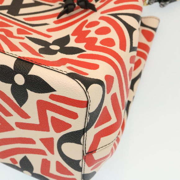 LOUIS VUITTON Monogram Giant LV Clafoutis Neo Noe Shoulder Bag Red Auth 29182S