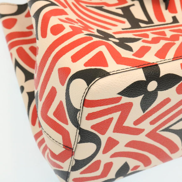 LOUIS VUITTON Monogram Giant LV Clafoutis Neo Noe Shoulder Bag Red Auth 29182S