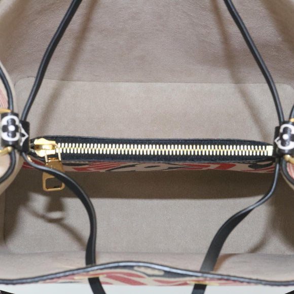 LOUIS VUITTON Monogram Giant LV Clafoutis Neo Noe Shoulder Bag Red Auth 29182S