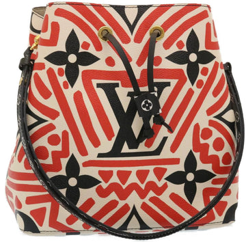 LOUIS VUITTON Monogram Giant LV Clafoutis Neo Noe Shoulder Bag Red Auth 29182S