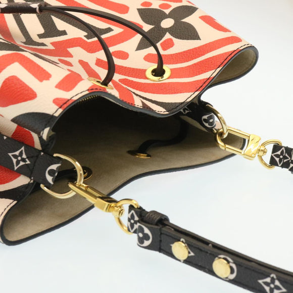 LOUIS VUITTON Monogram Giant LV Clafoutis Neo Noe Shoulder Bag Red Auth 29182S