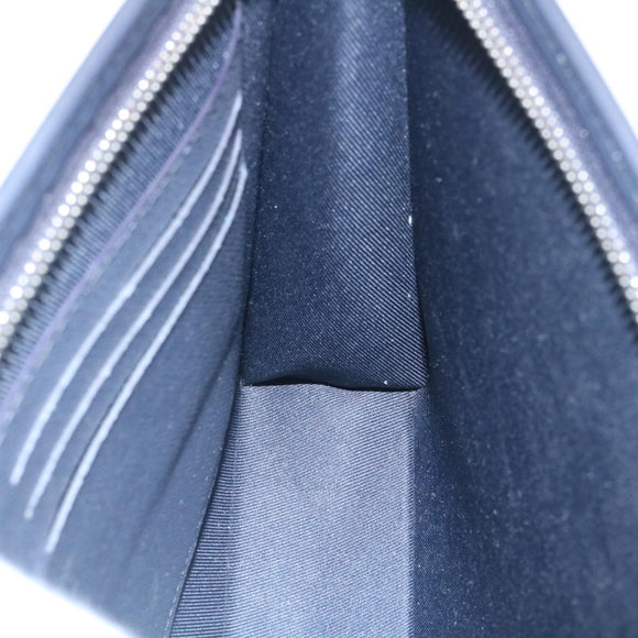 LOUIS VUITTON Monogram Savanna Pochette Voyage ClutchBag Navy M66639 Auth 29183A