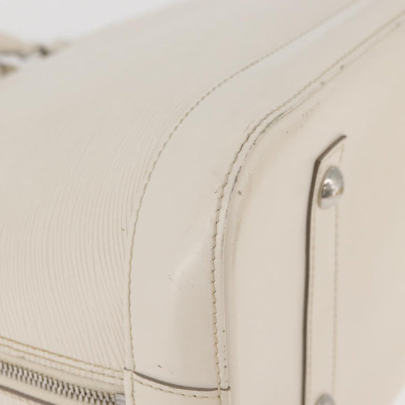 LOUIS VUITTON Epi Alma GM Hand Bag White M4032J LV Auth 29185