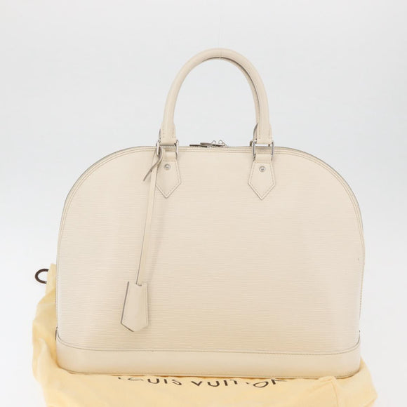 LOUIS VUITTON Epi Alma GM Hand Bag White M4032J LV Auth 29185