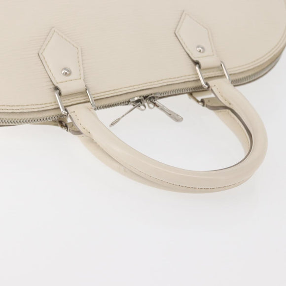 LOUIS VUITTON Epi Alma GM Hand Bag White M4032J LV Auth 29185