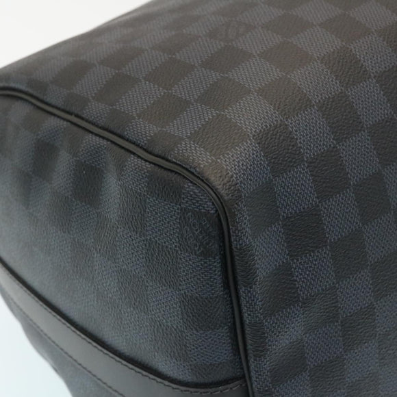 LOUIS VUITTON Damier Cobalt Keepall Bandouliere 45 Boston Bag N41349 Auth 29189S