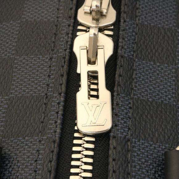 LOUIS VUITTON Damier Cobalt Keepall Bandouliere 45 Boston Bag N41349 Auth 29189S