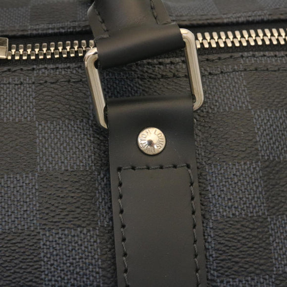 LOUIS VUITTON Damier Cobalt Keepall Bandouliere 45 Boston Bag N41349 Auth 29189S