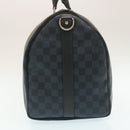 LOUIS VUITTON Damier Cobalt Keepall Bandouliere 45 Boston Bag N41349 Auth 29189S-3
