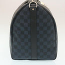 LOUIS VUITTON Damier Cobalt Keepall Bandouliere 45 Boston Bag N41349 Auth 29189S-4