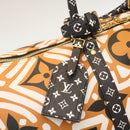 LOUIS VUITTON LV Crafty Keepall Bandouliere 45 Boston Caramel M45473 Auth 29194S-19
