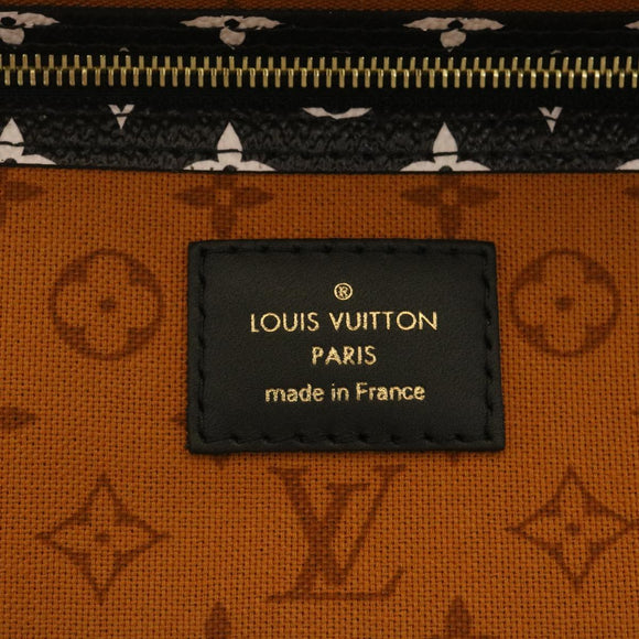 LOUIS VUITTON LV Crafty Keepall Bandouliere 45 Boston Caramel M45473 Auth 29194S