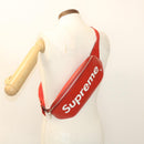 LOUIS VUITTON × Supreme Epi Bum Bag Waist Bag Red M53418 LV Auth 29232SM-22