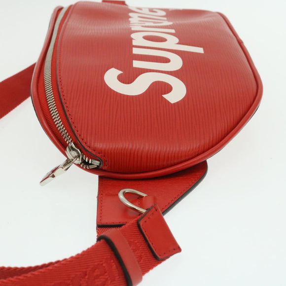 LOUIS VUITTON × Supreme Epi Bum Bag Waist Bag Red M53418 LV Auth 29232SM