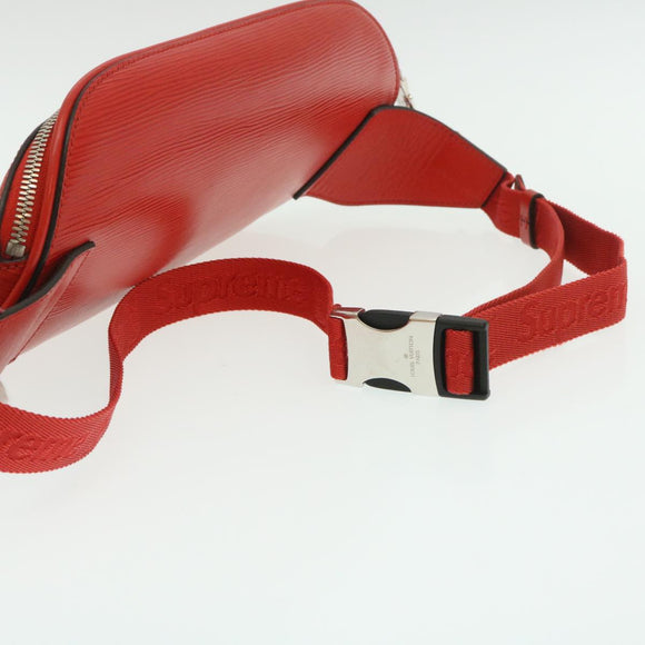 LOUIS VUITTON × Supreme Epi Bum Bag Waist Bag Red M53418 LV Auth 29232SM