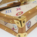 LOUIS VUITTON Monogram Pochette Eye Miss You Hand Bag White M92055 Auth 29328AM-9