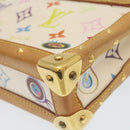 LOUIS VUITTON Monogram Pochette Eye Miss You Hand Bag White M92055 Auth 29328AM-18