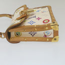 LOUIS VUITTON Monogram Pochette Eye Miss You Hand Bag White M92055 Auth 29328AM-4