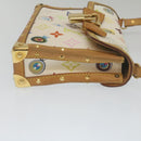 LOUIS VUITTON Monogram Pochette Eye Miss You Hand Bag White M92055 Auth 29328AM-5