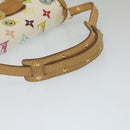 LOUIS VUITTON Monogram Pochette Eye Miss You Hand Bag White M92055 Auth 29328AM-8