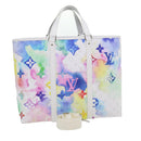 LOUIS VUITTON Monogram water Sac Weekend Tote Bag Multicolor M45754 Auth 29500S-1