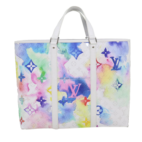 LOUIS VUITTON Monogram water Sac Weekend Tote Bag Multicolor M45754 Auth 29500S