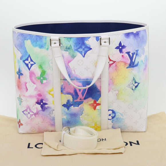 LOUIS VUITTON Monogram water Sac Weekend Tote Bag Multicolor M45754 Auth 29500S