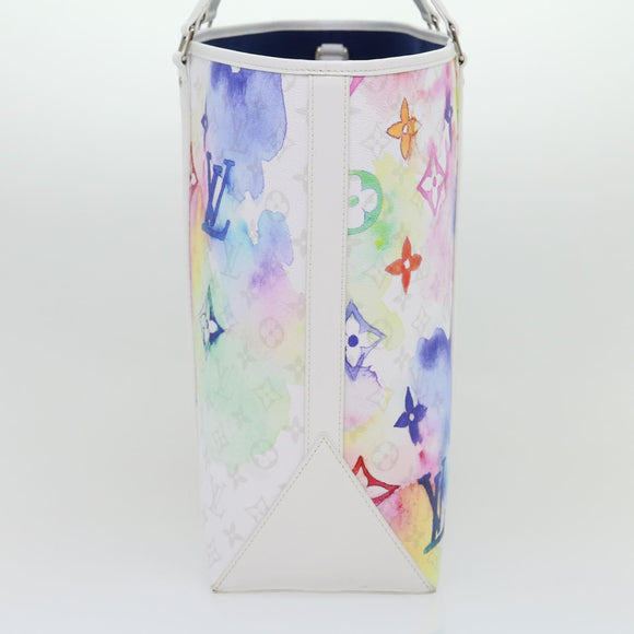 LOUIS VUITTON Monogram water Sac Weekend Tote Bag Multicolor M45754 Auth 29500S