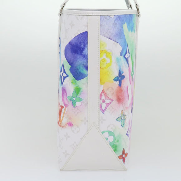 LOUIS VUITTON Monogram water Sac Weekend Tote Bag Multicolor M45754 Auth 29500S
