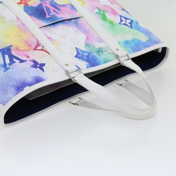 LOUIS VUITTON Monogram water Sac Weekend Tote Bag Multicolor M45754 Auth 29500S