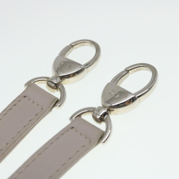 Christian Dior Lady Cannage Medium Hand Bag Lamb Skin Red White Auth 29502AV