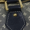 LOUIS VUITTON Monogram Idylle Speedy Voyage Boston Bag Navy M56706 LV Auth 29508-21
