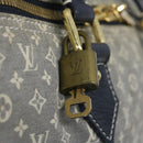 LOUIS VUITTON Monogram Idylle Speedy Voyage Boston Bag Navy M56706 LV Auth 29508-22