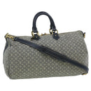 LOUIS VUITTON Monogram Idylle Speedy Voyage Boston Bag Navy M56706 LV Auth 29508-1