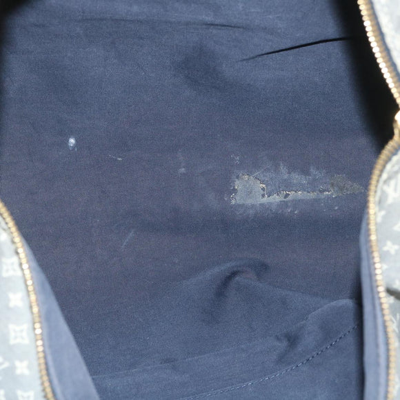 LOUIS VUITTON Monogram Idylle Speedy Voyage Boston Bag Navy M56706 LV Auth 29508