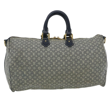 LOUIS VUITTON Monogram Idylle Speedy Voyage Boston Bag Navy M56706 LV Auth 29508 - 0