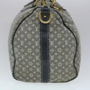 LOUIS VUITTON Monogram Idylle Speedy Voyage Boston Bag Navy M56706 LV Auth 29508-5