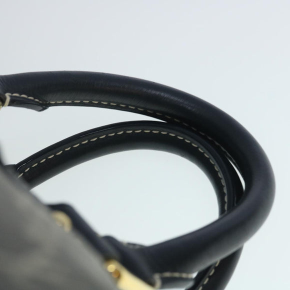 LOUIS VUITTON Monogram Idylle Speedy Voyage Boston Bag Navy M56706 LV Auth 29508