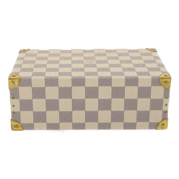LOUIS VUITTON Damier Azur Coffret Polyvalent Jewelry Box SPO N33618 Auth 29521SV - 0