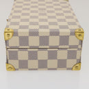 LOUIS VUITTON Damier Azur Coffret Polyvalent Jewelry Box SPO N33618 Auth 29521SV-3