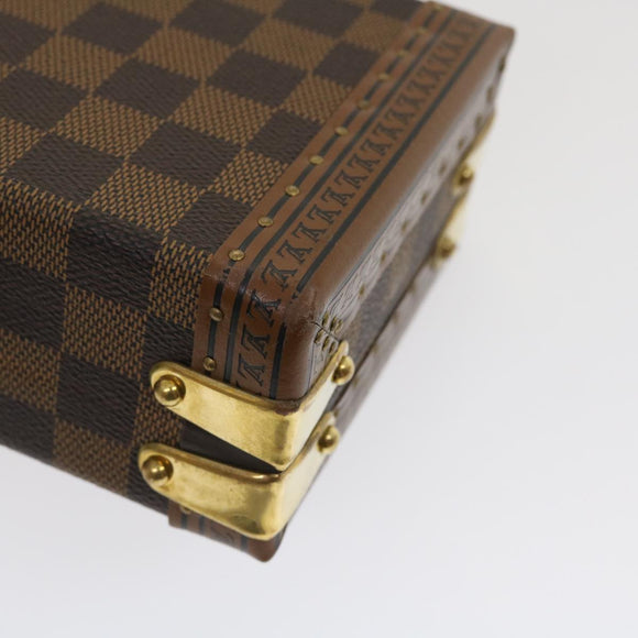 LOUIS VUITTON Damier Ebene Domino 28 Trunk LV Auth 29522SM